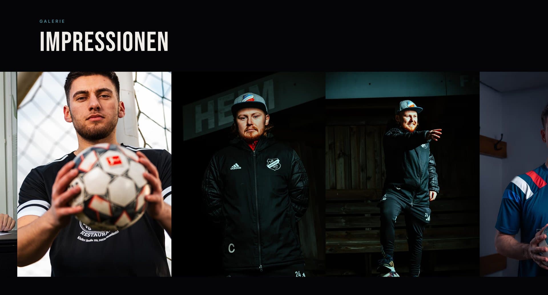 Galerie-Sektion der 11ven-Pixel-Website