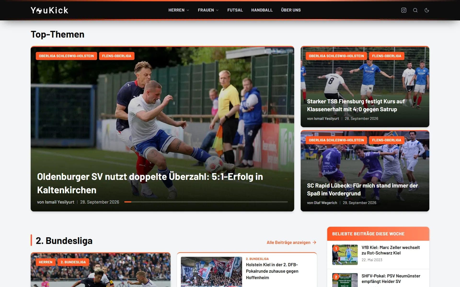 Website von youkick.de